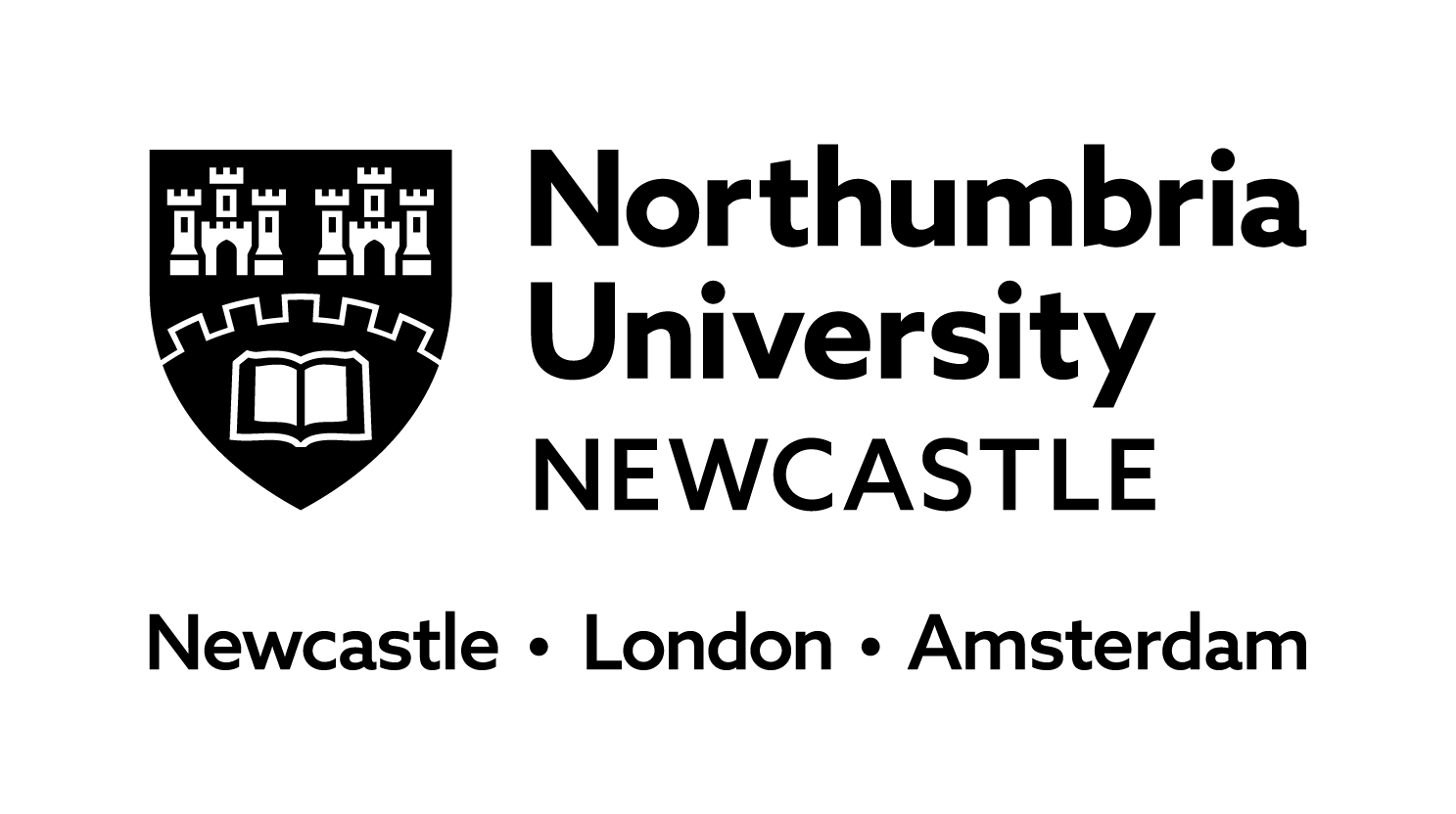 NUL logo black stacked